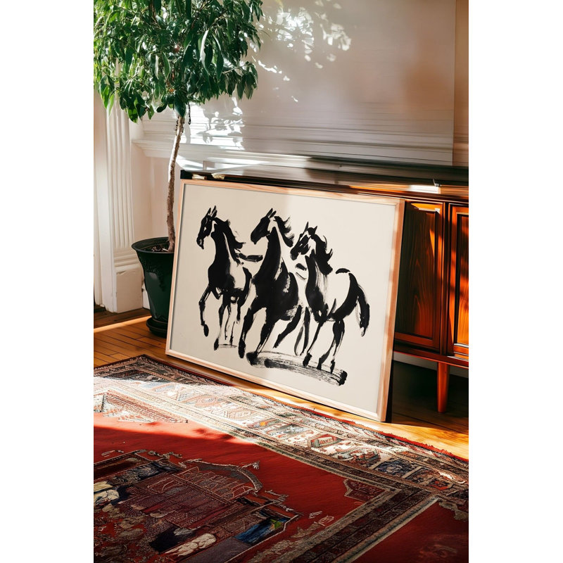 Peinture décorative encadrée