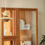 Vitrines en bois massif brun