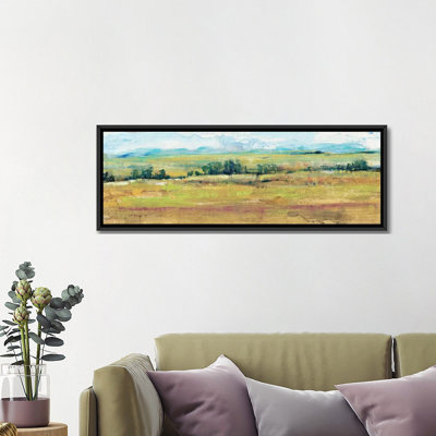 « distante treeline panel ii », reproduction sur toile
