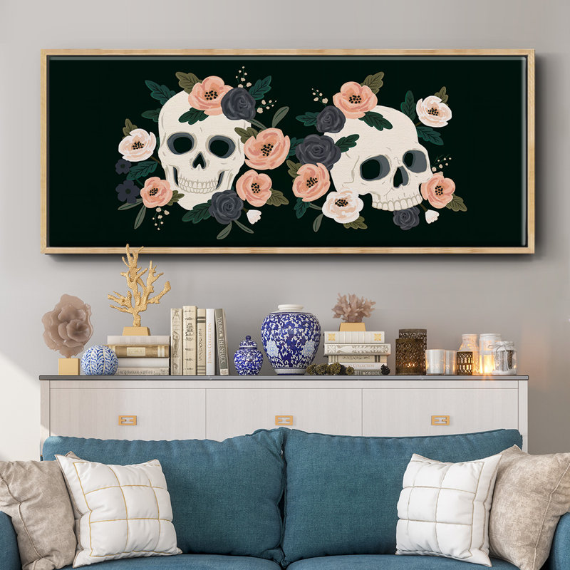Collection Skull & Snake, toile encadrée, H 20 po x l 50 po