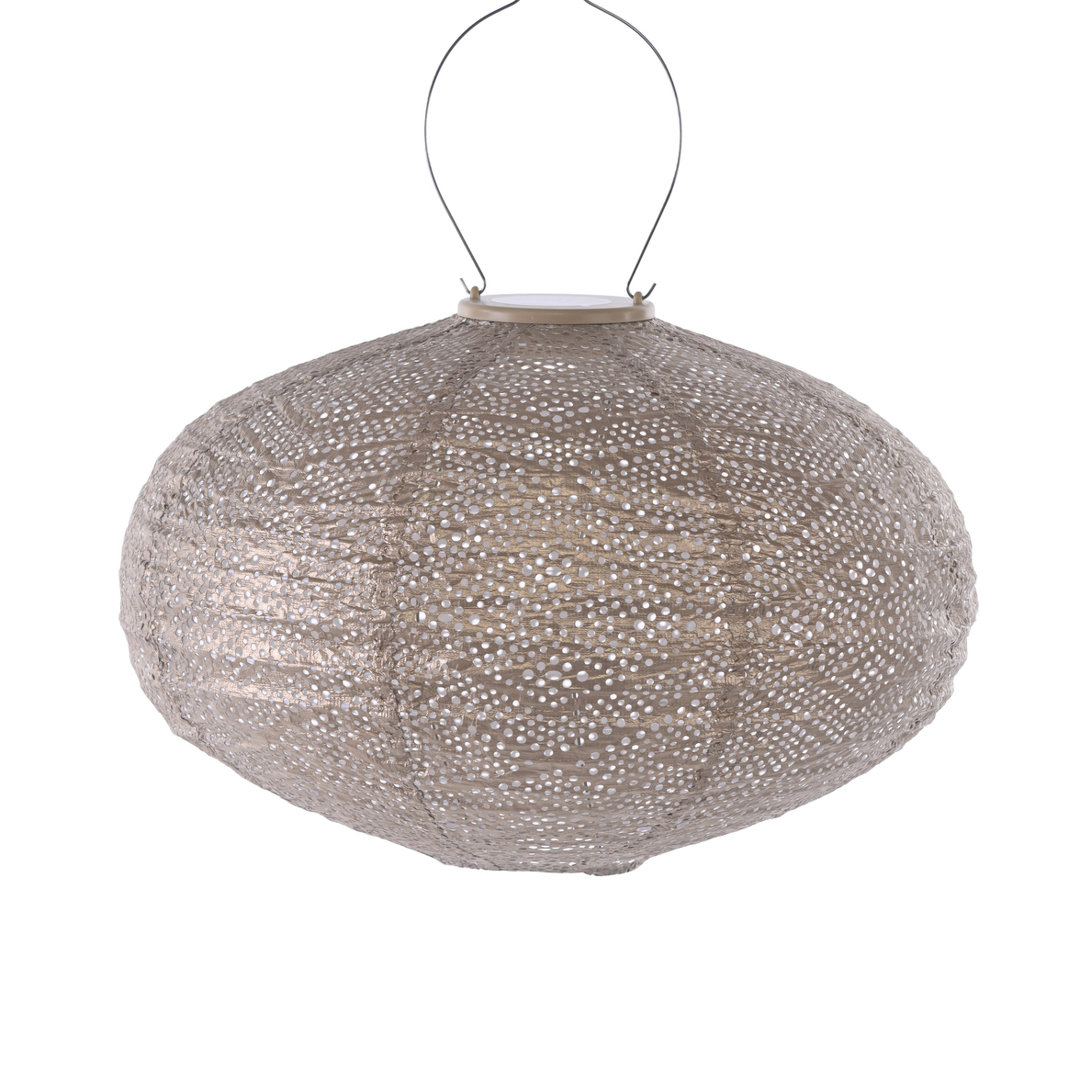 16.6'' Battery Powered Integrated LED Outdoor Lantern EsschertDesign