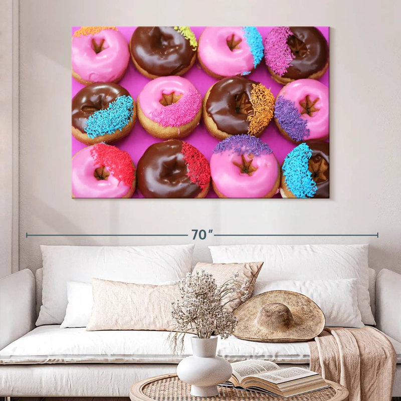 Yarlin Sprinkled Donuts, H 34 po x l 51 po