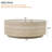 Wood Drum Coffee Table-2058580052