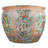 Floral Asian Design Cachepot Planter with Rose Medallion Painting-2035855466