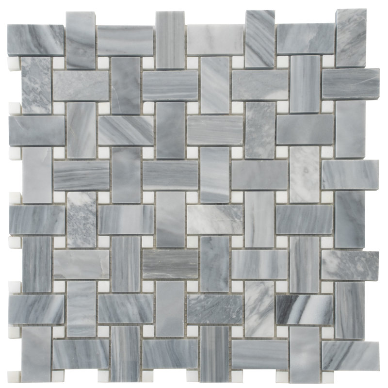 12" x 12" Marble Random Mosaic Wall & Floor Tile