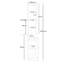 Brendaly 182cm H x 30cm W Standard Bookcase-8263593