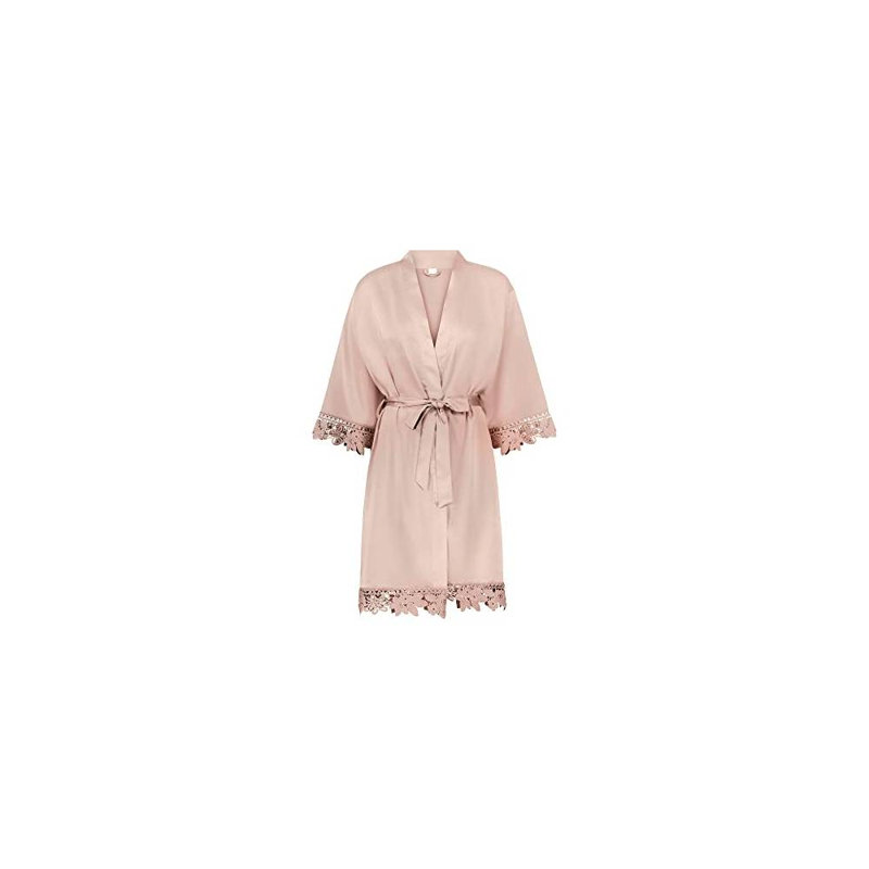 Peignoir en satin de satin fille au-dessus du genou, SL, Oui, Rougir