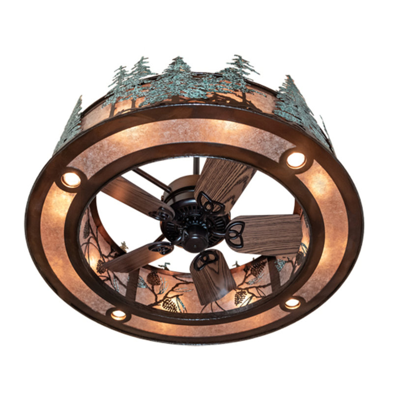 Tall Pines Downrod Ceiling Fan