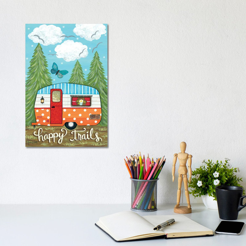 Happy Trails by Annie LaPoint - Print on Canvas, Wrapped Canvas, 66.04 cm H x 45.72 cm W x 3.175 cm D