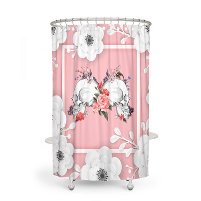 Rideau de douche simple Floral
