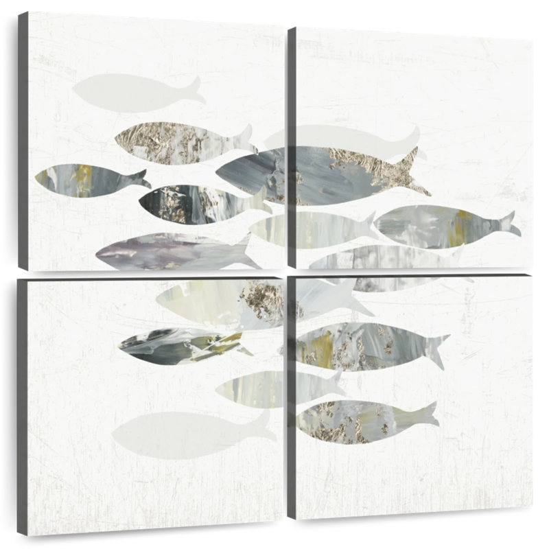 Brampt Gone Fishing II, 50" H x 50" W