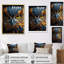 «Brown Owl Animal Portait», reproduction d'art sur toile-1202978459-1202978454