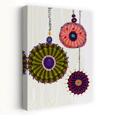 Colorful Hanging Mandalas Abstract Colorful Geometric Wall Art Print