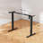 Electric Stand Up Desk Frame,4 Memory Height Settings Height Adjustable Table Legs, Sit Stand Desk Frame Up To 47.2", Ergonomic Standing Desk Base Workstation, Black Frame Only