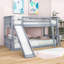 Estilla Twin over Twin Bunk Bed with Slide-308583404