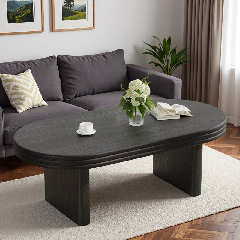 Table basse Mid Century Modern, Black
