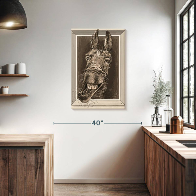 Âne fou Brampt, H 36 po x l 24 po
