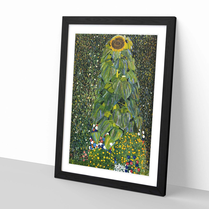 Gustav Klimt - Single Picture Frame Painting, Black