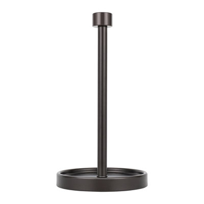  Countertop Paper Towel Holder - Modern End Cap Minimalist Design - Color Oil Rubbed Bronze