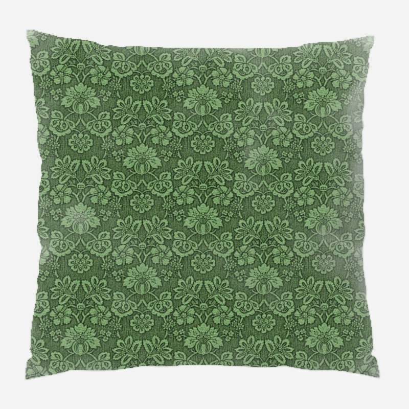 Keighley Reversible Throw Pillow, Indoor, Green