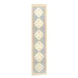 Wilby Cotton Oriental Area Rug in Gray