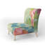 Fauteuil de chambre Hibiscus Garden II - Traditional