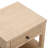 Beecher Whitewashed Oak Wood Open Nightstand