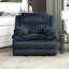 Fauteuil inclinable oscillant en velours côtelé l 46 po-1841664591