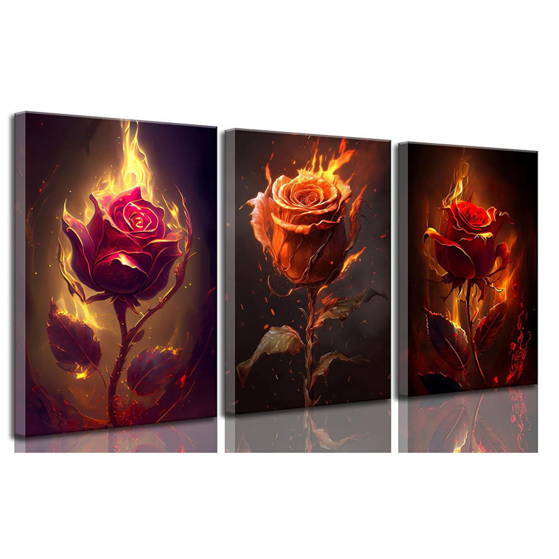3 Piece Wrapped Canvas Print