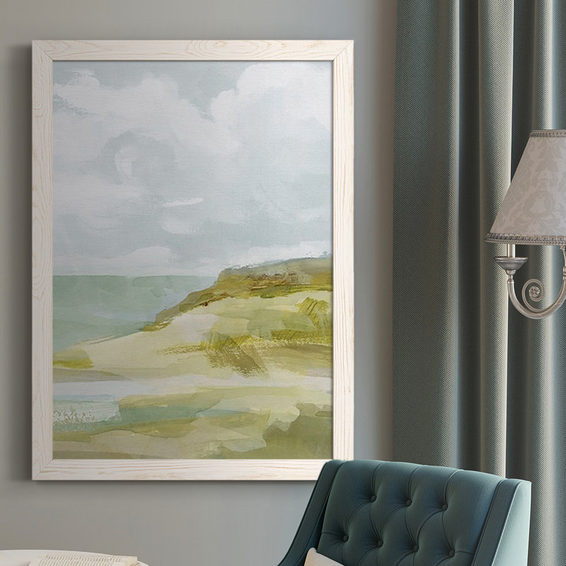Inlet Impression II, reproduction d'art sur toile, Cadre blanc, H 37,5 po x l 27,5 po x P 1 po