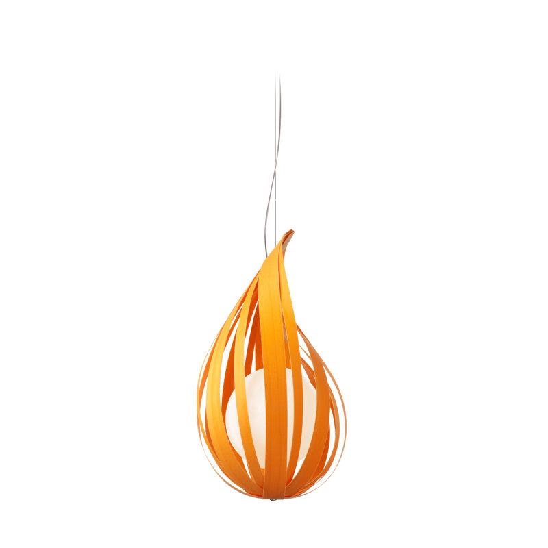 Raindrop 1 - Light Pendant, 14.2" H x 8.7" W x 8.7" D, Sea Blue, G-9 Base