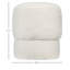 Repose-pieds rond avec repose-pieds en tissu polaire