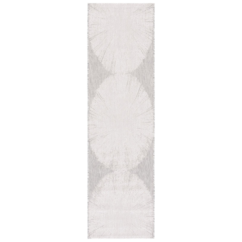 Tapis intérieur / extérieur Damire Performance Abstract, Tapis de couloir 2 pi 3 po x 8 pi