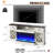 Alvilda 70" Farmhouse LED Fireplace Tv Stand With 3-sided Glass Fireplace,Glass Door Storage,White-452665695