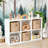6-Pack Cube Storage Bins, 11 Inch Woven Organizer Baskets With Handles For Shelves, Closet, Bathroom, Nursery, And Home Organization, Natural Cotton Rope Material-1663194157-1663194150-1663194155