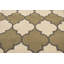 Tapis beige en laine touffeté à la main Trellis