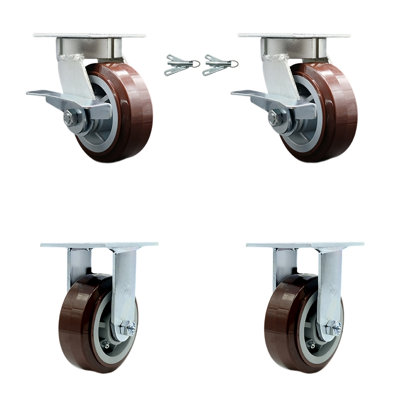 Ensemble de roulettes en polyoléfine
