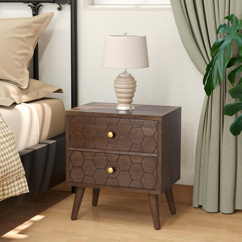 Modern Wooden Bedside Table