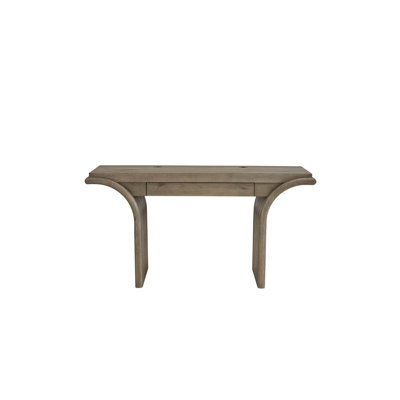 English Knotty Oak Waterfall Accent Desk
