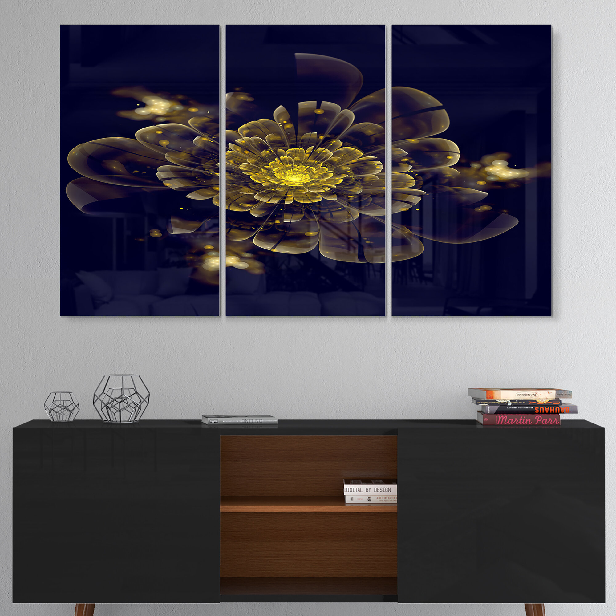 https://assets.wfcdn.com/im/12511144/compr-r85/1580/158090292/golden-metallic-fractal-flower-on-metal-3-pieces-print.jpg