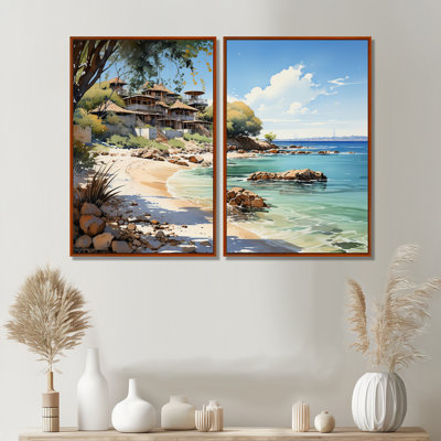 Negril Beach, Jamaïque I - plage, plage, sable, art mural