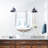 Modern Wall-Mounted Metal Framed Round Mirror-2056563214-2062121373
