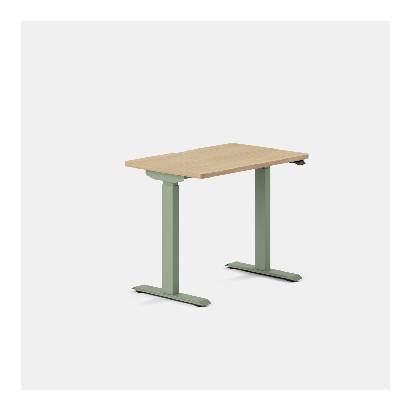 Duo Standing Desk, 47.3" H x 36" W x 24" D, Woodgrain, Sage
