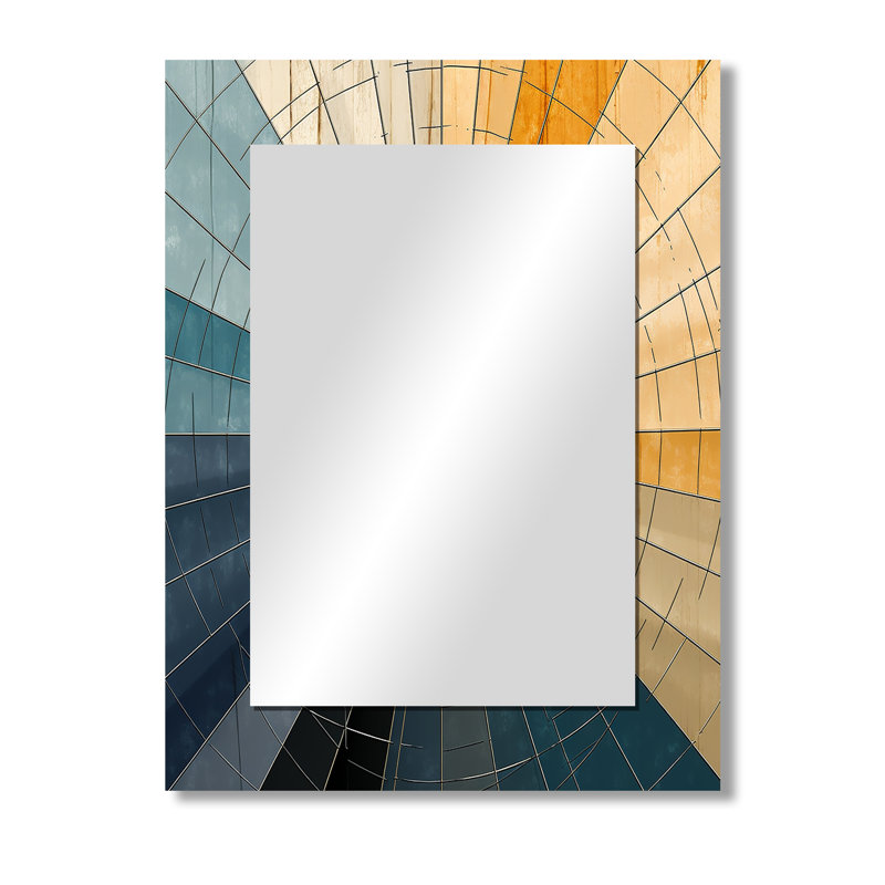 Mid-Century New Balance Abstract Geometrics II - Mid-Century Modern, 40 po x 30 po