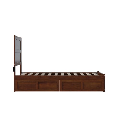 Lark Manor Ney Solid Wood Platform Storage Bed & Reviews | Wayfair