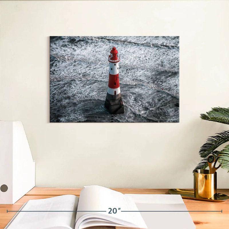 Lilie Beachy Head lighthouse, 8" H x 12" W