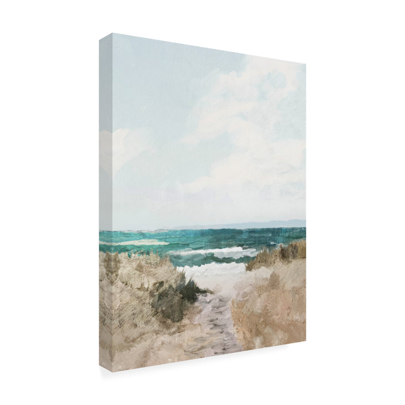 Bolog Dan Hobday Beach Path Canvas Art, 47" H x 35" W