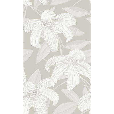 Susan Hable Floral Wallpaper Roll