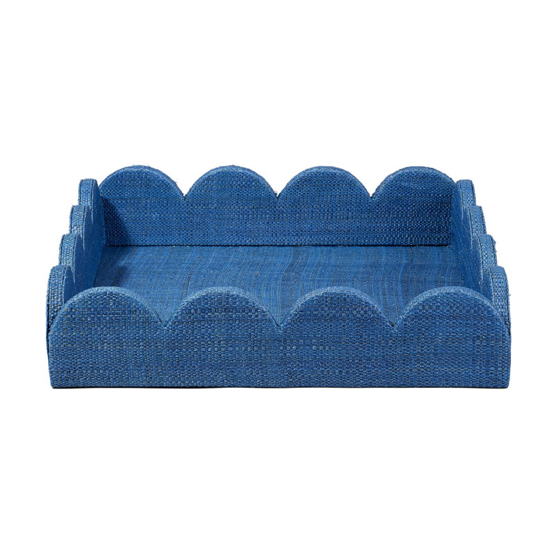 Plateau en tissu Wonderland, Bleu