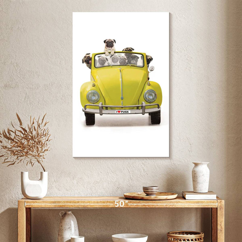 Pug Bug, 39" H x 26" W